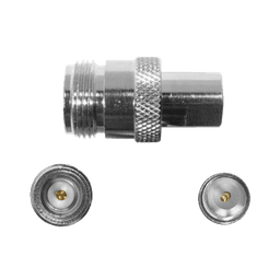 Adaptador en linea de conector N Hembra a FME Macho.