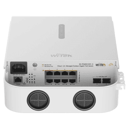 Switch PoE Industrial / 8 Puertos Gigabit / 2 SFP Uplink / PoE++ 90W / PoE+ 30W / 110W Total / 20 Gbps Switching / Sin Ventilador / -30°C a 60°C