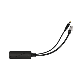 Splitter PoE / IEEE 802.3af/at / 30W / Puerto Gigabit / Salida DC 12V 2A / Indicadores LED / 95x26x20 mm (3.74x1.02x0.79 in)