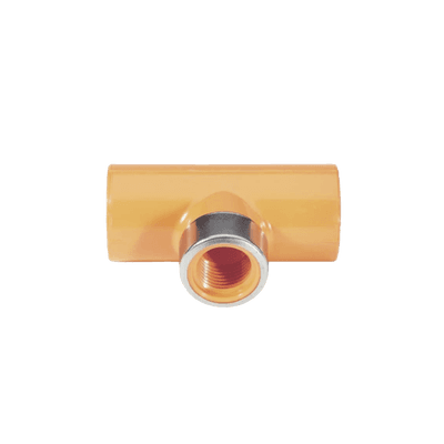 CONECTOR EN T 3/4" X 1/2"  FPT