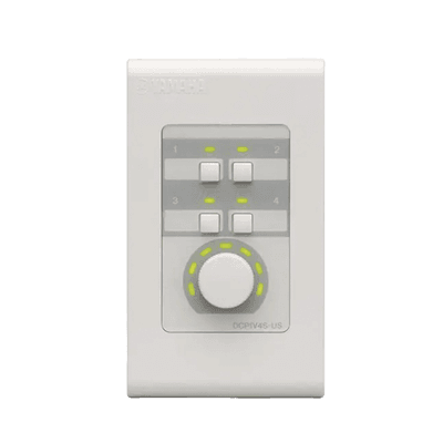 Panel de Control Digital | 1 Volumen | 4 Switches Configurables | Compatible con Procesadores Serie MA, PA, y MTX