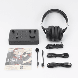 Kit de Audio para Gaming | Controlador + Auriculares | Entradas/Salidas de Audio y Video | Conexión USB