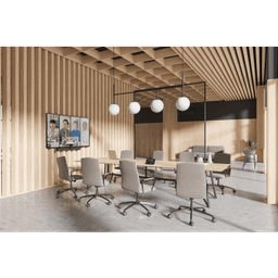 Barra de videoconferencia Yealink A40 Todo en Uno para Salas Medianas con Control Remoto VCR11