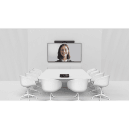 Barra de Videoconferencia Yealink A50 con IA y Consola Táctil CTP25, Todo en Uno para Salas Medianas y Grandes con Seguimiento Automático del Hablante