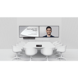 Barra de Videoconferencia Yealink A50 con IA y Consola Táctil CTP25, Todo en Uno para Salas Medianas y Grandes con Seguimiento Automático del Hablante