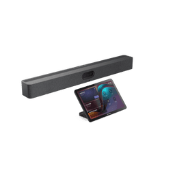 Barra de Videoconferencia Yealink A50 con IA y Consola Táctil CTP25, Todo en Uno para Salas Medianas y Grandes con Seguimiento Automático del Hablante