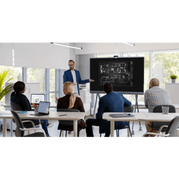 Yealink MeetingBoard 65 Pro, Centro de Colaboración Inteligente con IA, 4K UHD, Android 13, Micrófonos Integrados y Cámara Ultra Gran Angular