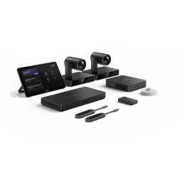 Sistema de Videoconferencia Yealink MVCS90 para Microsoft Teams Rooms ideal para Salas Grandes con Seguimiento Inteligente y Audio Profesional.