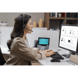 Diadema Alámbrica UH34 Mono de Yealink USB Compatible con Teléfonos IP y Computadoras.