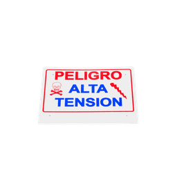 Letrero de peligro para cercas electrificadas, de alta durabilidad (21 x 13 cm)