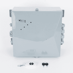 Energizador 12,000Volts-1Joule/ 2500Mts Lineales de Protección / Control Remoto Incluido / Cercas Electrificadas