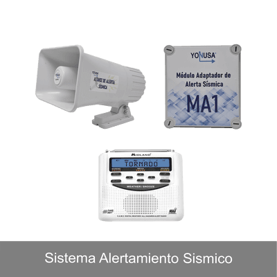 KIT de Alertamiento SISMICO con Audio Oficial SASMEX