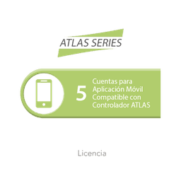 Licencia de 5 cuentas para aplicación Móvil compatible con controlador ATLAS