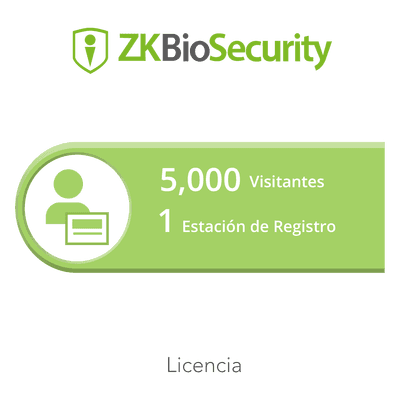 Licencia para ZKBiosecurity permite la gestion de 5 mil visitantes y 1 estacion de registro