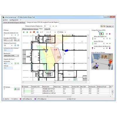 IP Video System Design PROFESSIONAL Tool / Software de Diseño para el Sistema de Vídeo IP / Hasta 64 Cámaras por Proyecto