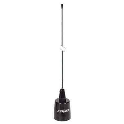 Antena Móvil VHF en Color Negro, Resistente a la corrosión, 3.4 dB de ganancia, 148-174 MHz.