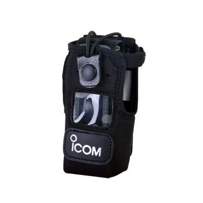 Funda de Nylon, clip-cinto, correa-broche, visor frontal en IC-F3021/ 4021/ 3031S, IC-F4031S/ 3230/ 4230/DS.