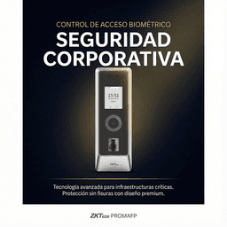 Lector Autonomo de Reconocimiento Facial y Huella Digital para Exterior