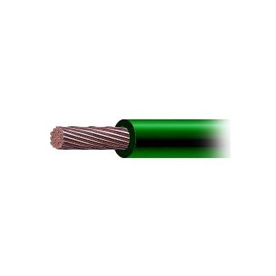 Cable de Cobre Recubierto THW-LS Calibre 6 AWG 19 Hilos Color Verde (Venta por Metro)