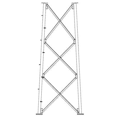 Sección 11 Base para Torre Autosoportada línea SSV (Código de Fábrica: 11N332)