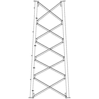 Sección 7 Intermedia para Torre Autosoportada línea SSV (Código de Fábrica: 7N)