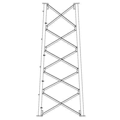 Sección 6 Base para Torre Autosoportada línea SSV (Código de Fábrica: 6N62)