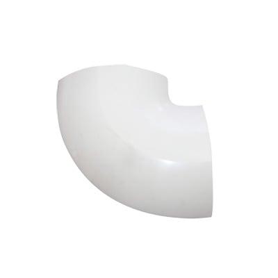 Sección en "L" color blanco de PVC auto extinguible,  para canaleta DMC4FT (9430-02001)