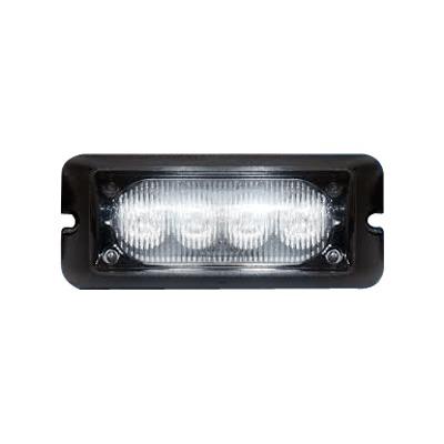 Luz auxiliar brillante con 4 LEDs, color ámbar, mica transparente
