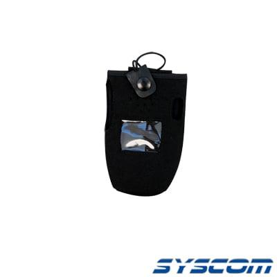 Funda de piel, correa con broche y visor frontal para IC-F/3GS, 3GT, 30GS, 30GT, 4GS, 4GT, 40GS y 40GT.