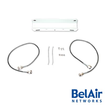Montaje para 2 Antenas Omnidireccionales. Incluye 2 cables RG58 de 60 cm. Conectores N Macho.