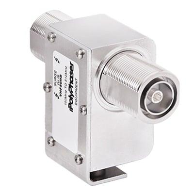 Protector Coaxial RF de Banda Ancha Para Combinadores de 100 a 512 MHz Con Conectores DIN Hembra