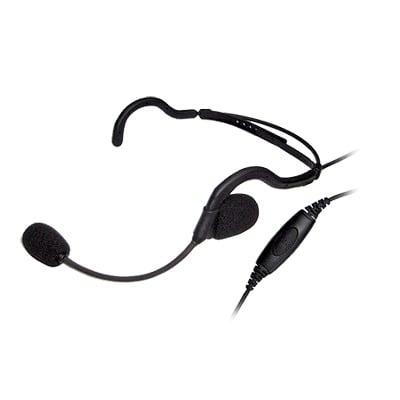 Diadema por detrás de la cabeza con boom flexible para radios TC-500/ 518/ 600/ 610/ 700 y para Modelos GP300/ SP-50/ P1225/ PRO3150/ MAG ONE/ EP450/ EP350