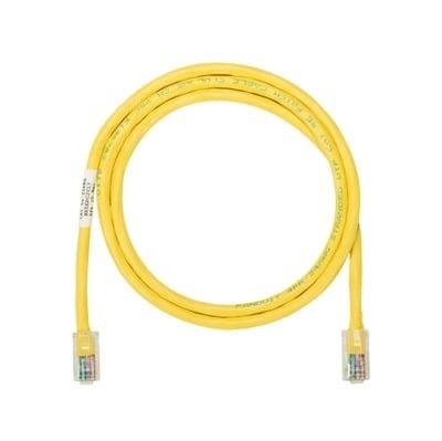 Cable de parcheo UTP Categoría 5e, con plug modular en cada extremo - 1.5 m. - Amarillo