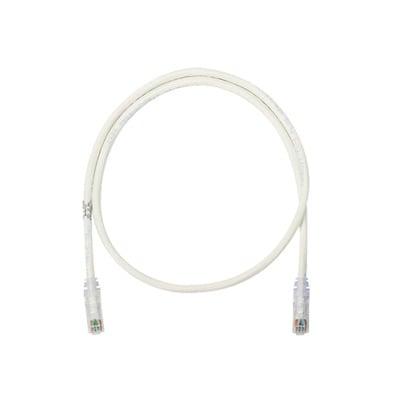 Cable de parcheo UTP Categoría 6, con plug modular en cada extremo - 4.3 m. - Blanco mate