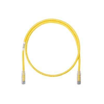 Cable de parcheo UTP Categoría 6, con plug modular en cada extremo - 1 m. - Amarillo