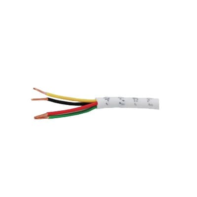 ( Venta por metro ) 4x22 AWG, Blanco, tipo CM/CL2, uso INTERIOR, para aplicaciones de alarma y automatización