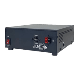 Fuente de Alimentación Conmutada, Salida Pico de 25A a 13.8Vdc, Polos de Alimentación del Panel Frontal, 2 Puertos USB: 5,2 V,