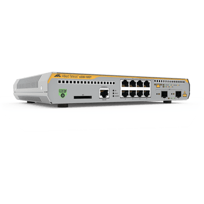 Switch Administrable Capa 3, 8 puertos 10/100/1000 Mbps + 2 puertos SFP Gigabit