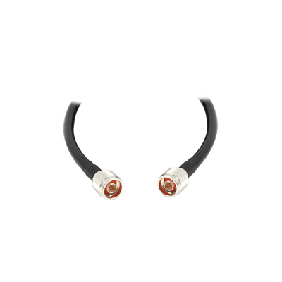 Jumper con Cable LMR400 con Conectores N Macho / N Macho de 6 metros.